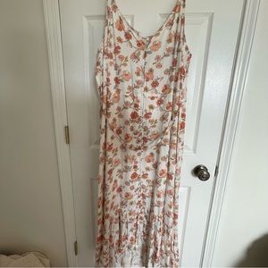 ANA floral high low dress